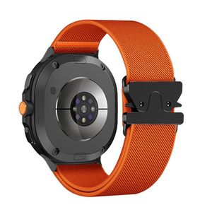 Samsung Galaxy Watch8/Watch8 Classic -kellon ranneke nailonista - oranssi
