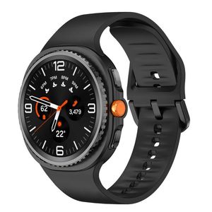 Samsung Galaxy Watch8/Watch8 Classic -kellon silikoniranneke – musta