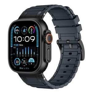 Apple Watch Silikon Klokkereim 42mm/41mm/40mm/38mm – Mørkeblå