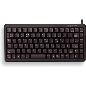 Mini Cherry UK layout, PS2 adapter tastatur - Sort