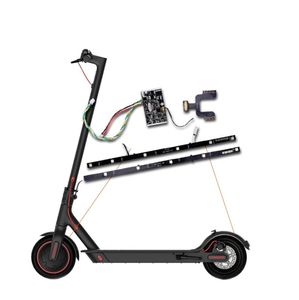 3-i-1-sett for Xiaomi Mijia M365 batterikort, mykt kort og sidelist