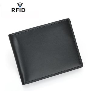 RFID anti-skimming lommebok – svart