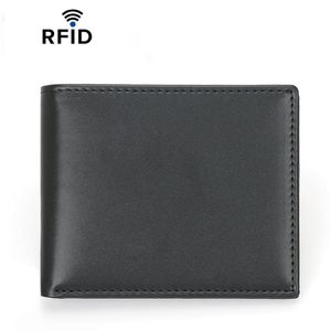 RFID Anti-Skimming Stofflommebok – Svart