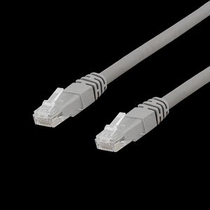 U/UTP Cat6a patch-kabel LSZH 0,3m grå