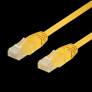 U/UTP Cat6 patchkabel 0,3m gul