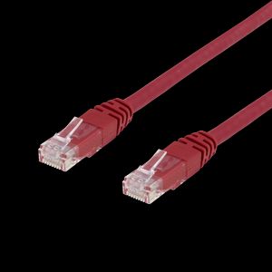 U/UTP Cat6 crossover patch-kabel 0,5m - Röd