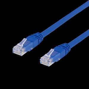 Cat6 patchkabel 1m blå LSZH Delta-certifierad