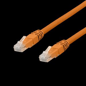 U/UTP Cat6a patchkabel 1 meter orange LSZH