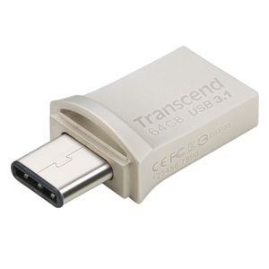 Transcend 3.0 & Typ C USB-minne, 64GB