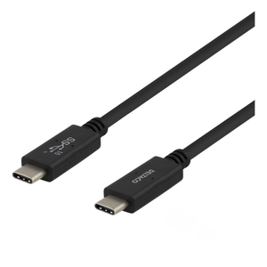 Deltaco Cable USB-C for USB-C 100W, 1m - Black