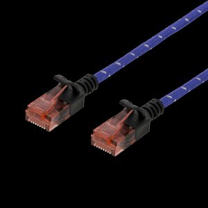 Tough Slim CAT6A patchkabel 0,5 meter – blå