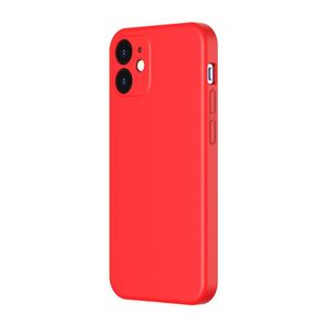 Baseus Liquid Silica Gel Case for iPhone 12 Mini - Red