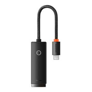 Baseus Lite Series USB-C to Ethernet Adapter (1000Mbps) - Musta