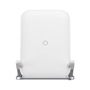 Baseus Rib Wireless Charger with Stand, 15W - White