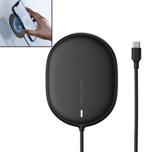 Baseus Light Magnetic Wireless Charger for iPhone 13 & iPhone 12 - Black