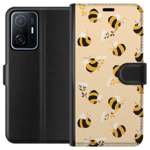 Xiaomi 11T Svart Plånboksfodral Humlor