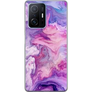 Xiaomi 11T Pro Transparent Mobilskal Marmor