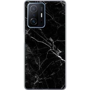 Xiaomi 11T Pro Transparent Mobilskal Svart marmor