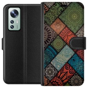 Xiaomi 12 Sort Tegnebogsetui Eterisk Elegans