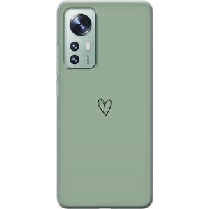 Xiaomi 12 Transparent Mobilskal Hjärta