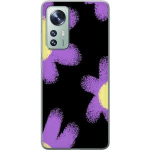 Xiaomi 12 Transparent Mobilskal Blomsterskrud