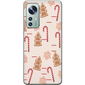 Xiaomi 12 Gennemsigtigt Telefoncover Julens Godisglädje