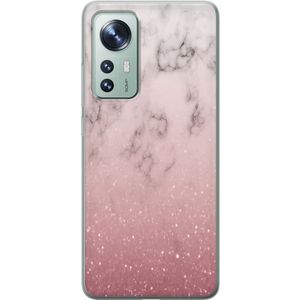Xiaomi 12 Transparent Mobilskal Glitter och marmor