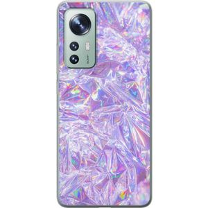 Xiaomi 12 Transparent Mobilskal Glitter