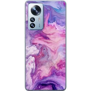 Xiaomi 12 Pro Transparent Mobilskal Marmor