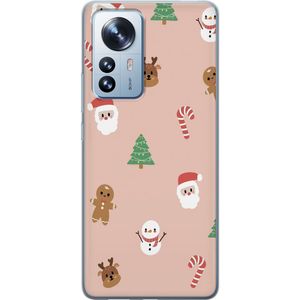 Xiaomi 12 Pro Gennemsigtigt Telefoncover Klassisk Julfest
