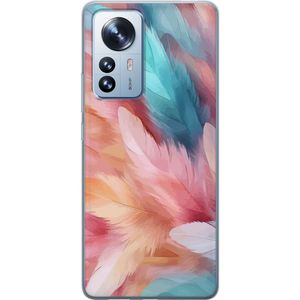 Xiaomi 12 Pro Transparent Mobilskal Fjädrar