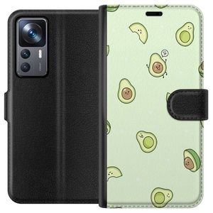 Xiaomi 12T Svart Plånboksfodral Avokado