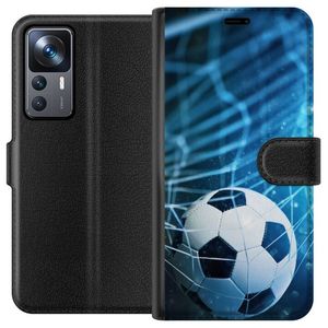 Xiaomi 12T Svart Plånboksfodral Fotboll