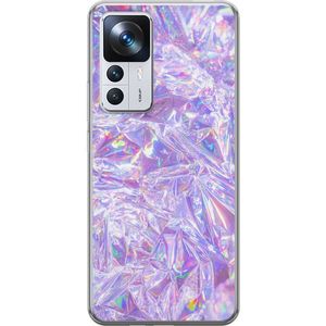 Xiaomi 12T Pro Transparent Mobilskal Glitter