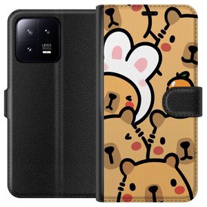 Xiaomi 13 Svart Plånboksfodral Kapivara