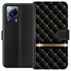 Xiaomi 13 Lite Svart Plånboksfodral Lyxigt