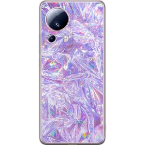 Xiaomi 13 Lite Transparent Mobilskal Glitter