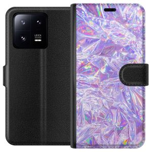 Xiaomi 13 Pro Svart Plånboksfodral Glitter