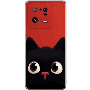 Xiaomi 13 Pro Transparent Mobilskal Busig Katt