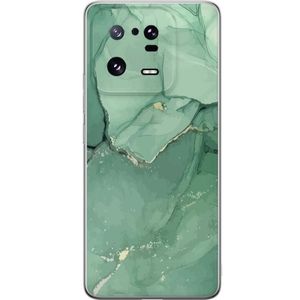 Xiaomi 13 Pro Transparent Mobilskal Grön Marmor