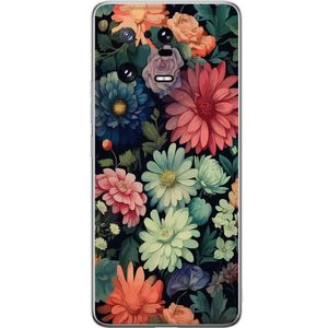 Xiaomi 13 Pro Transparent Mobilskal Färglada blommor