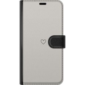 Xiaomi 13T Musta Lompakkokotelo Grått hjärta