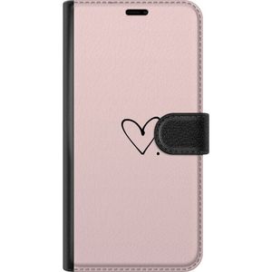 Xiaomi 14 Musta Lompakkokotelo Hjärta.