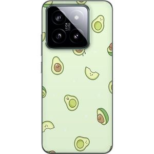 Xiaomi 14 Transparent Mobilskal Avokado