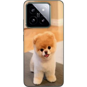 Xiaomi 14 Transparent Mobilskal Söt Valp