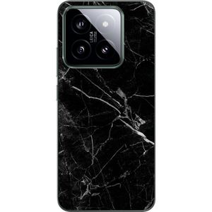Xiaomi 14 Transparent Mobilskal Svart marmor