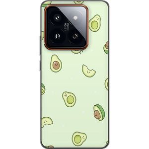 Xiaomi 14 Pro Transparent Mobilskal Avokado