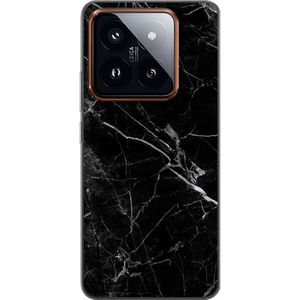 Xiaomi 14 Pro Transparent Mobilskal Svart marmor