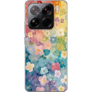 Xiaomi 15 Pro Transparent Mobilskal Miniatyrblommor