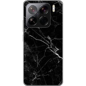 Xiaomi 15 Pro Läpinäkyvä Puhelinkotelo Svart marmor